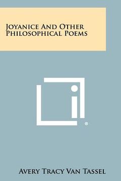 portada joyanice and other philosophical poems (en Inglés)