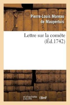 portada Lettre Sur La Cométe (en Francés)