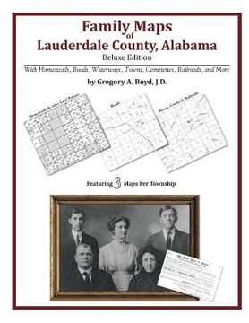 portada Family Maps of Lauderdale County, Alabama, Deluxe Edition (en Inglés)