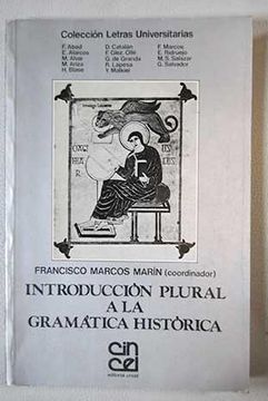 portada Introduccion Plural a la Gramatica Historica