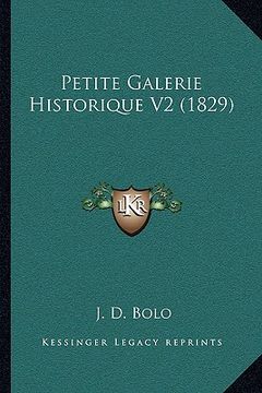 portada Petite Galerie Historique V2 (1829) (in French)