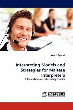 portada interpreting models and strategies for maltese interpreters