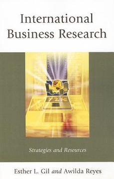 portada international business research: strategies and resources (en Inglés)