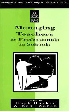 portada managing teachers as professionals in schools (in English)