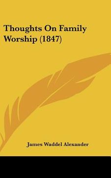 portada thoughts on family worship (1847)