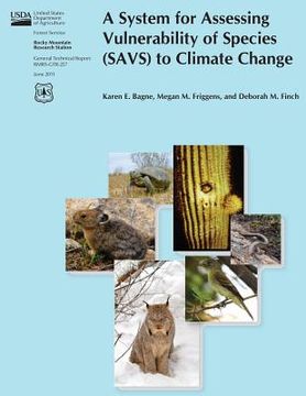 portada A System for Assessing Vulnerability of Species (SAVS) to Climate Change (en Inglés)