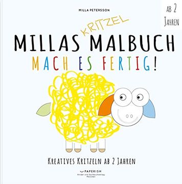 portada Millas Kritzel Malbuch - Mach es Fertig! (en Alemán)