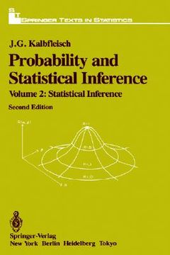 portada probability and statistical inference: volume 2: statistical inference (en Inglés)