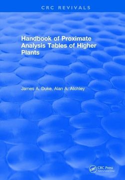 portada Handbook of Proximate Analysis Tables of Higher Plants (in English)