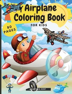 portada Airplane Coloring Book for Kids (en Inglés)