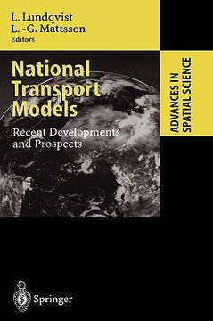 portada national transport models: recent developments and prospects