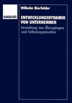 portada Entwicklungsdynamik Von Unternehmen: Gestaltung Von Übergängen Und Selbstorganisation (en Alemán)