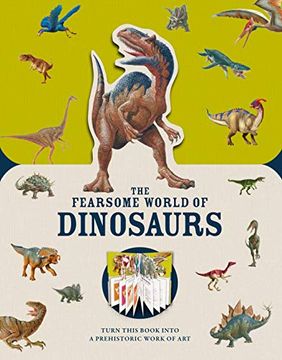 portada Paperscapes: The Fearsome World of Dinosaurs: Turn This Book Into Aprehistoric Work of art
