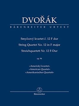 portada Streichquartett nr. 12 F-Dur op. 96 "Amerikanisches Quartett" (in German)