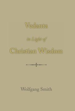 portada Vedanta in Light of Christian Wisdom (en Inglés)