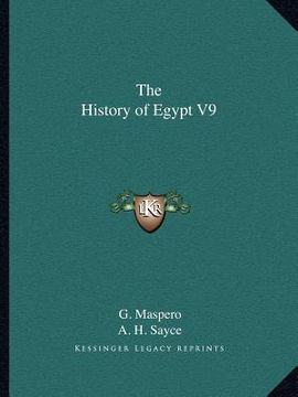 portada the history of egypt v9