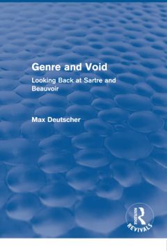 portada Genre and Void: Looking Back at Sartre and Beauvoir (en Inglés)