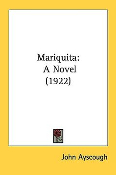 portada mariquita: a novel (1922) (in English)