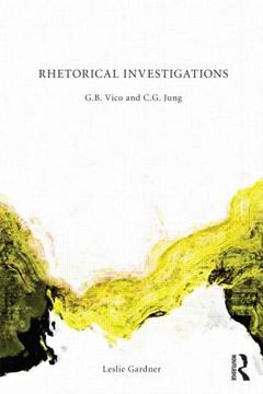 portada rhetorical investigations: g. b. vico and c. g. jung (in English)