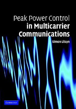 portada Peak Power Control in Multicarrier Communications (en Inglés)