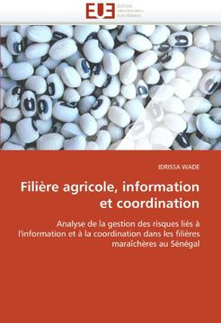 portada Filiere Agricole, Information Et Coordination
