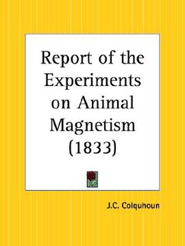 portada report of the experiments on animal magnetism