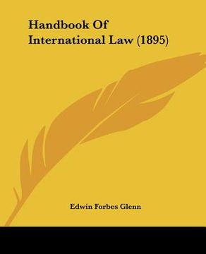 portada handbook of international law (1895) (en Inglés)