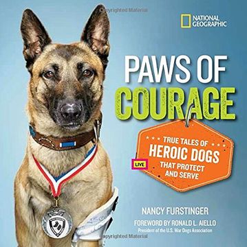 portada Paws of Courage: True Tales of Heroic Dogs That Protect and Serve (in English)