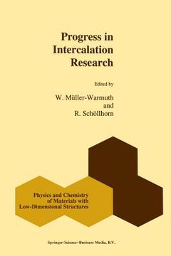 portada Progress in Intercalation Research (en Inglés)