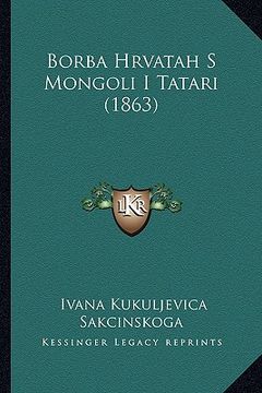 portada Borba Hrvatah S Mongoli I Tatari (1863)