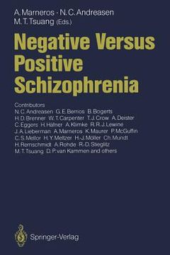 portada negative versus positive schizophrenia (en Inglés)