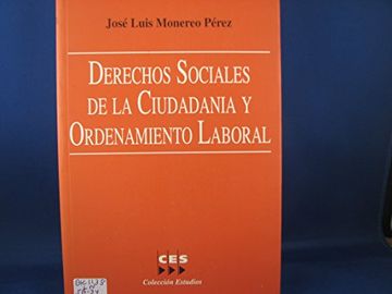 portada Derechos sociales de la ciudadania y ordenamiento laboral (Coleccion Estudios / Consejo Economico y Social) (Spanish Edition)