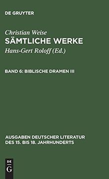 portada Biblische Dramen iii (en Alemán)