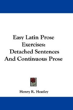 portada easy latin prose exercises: detached sentences and continuous prose