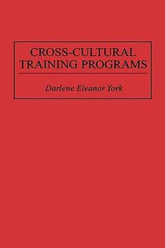 portada cross-cultural training programs (en Inglés)