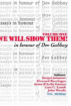 portada we will show them! essays in honour of dov gabbay. volume 1 (en Inglés)