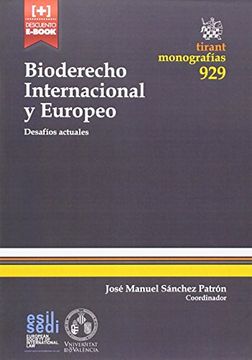 portada Bioderecho Internacional y Europeo : desafíos actuales
