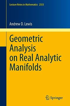 portada Geometric Analysis on Real Analytic Manifolds (en Inglés)