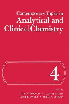portada Contemporary Topics in Analytical and Clinical Chemistry (en Inglés)
