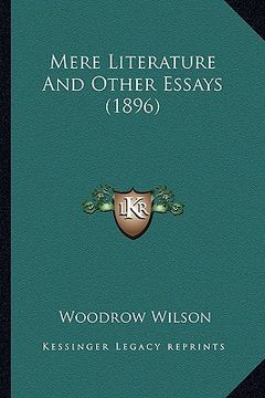 portada mere literature and other essays (1896) (en Inglés)