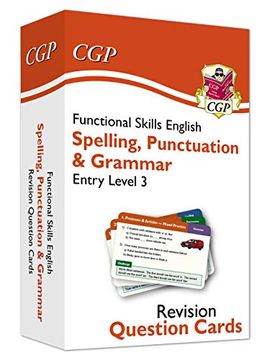 portada New Functional Skills English Revision Question Cards: Spelling, Punctuation & Grammar Entry Level 3 (en Inglés)