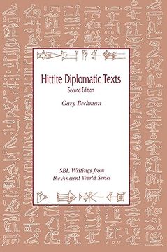 portada hittite diplomatic texts, second edition (en Inglés)