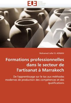 portada Formations Professionnelles Dans Le Secteur de L'Artisanat a Marrakech