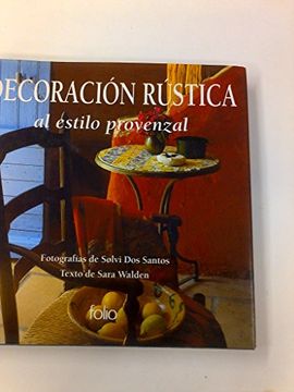 portada Decoración rústica al estilo provenzal (in Spanish)