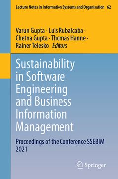 portada Sustainability in Software Engineering and Business Information Management: Proceedings of the Conference Ssebim 2022 (en Inglés)