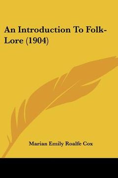 portada an introduction to folk-lore (1904)