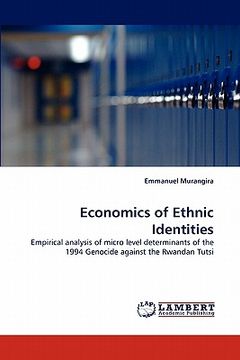 portada economics of ethnic identities (en Inglés)
