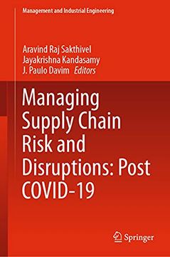 portada Managing Supply Chain Risk and Disruptions: Post Covid-19 (en Inglés)