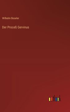 portada Der Proceß Gervinus (en Alemán)