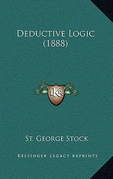portada deductive logic (1888) (en Inglés)